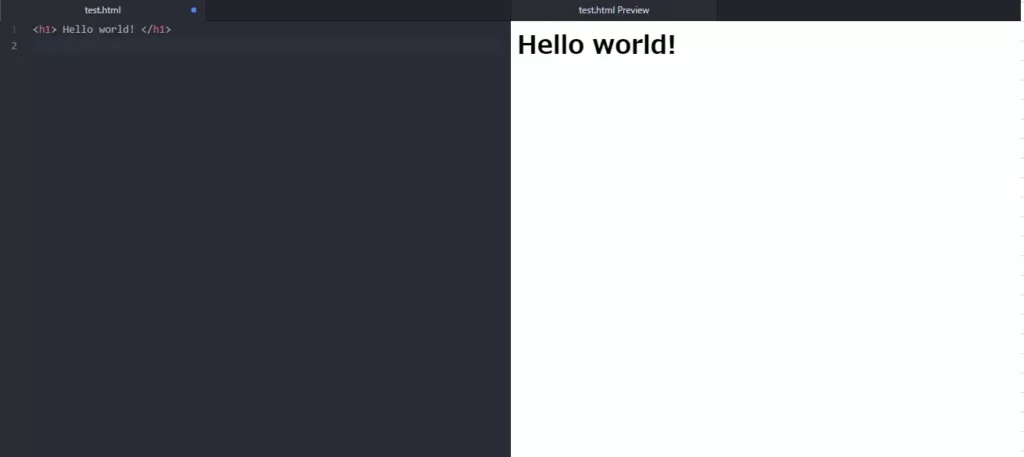 HTML-Hello-Worldのプレビュー画像
